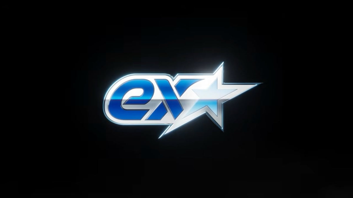 Official Pokemon ex star logo from the Pokemon TCG teaser revealed August 30, 2026