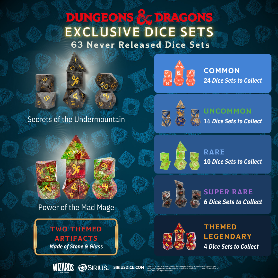 Sirius Dice Dungeons & Dragons Undermountain - Treasure Pack