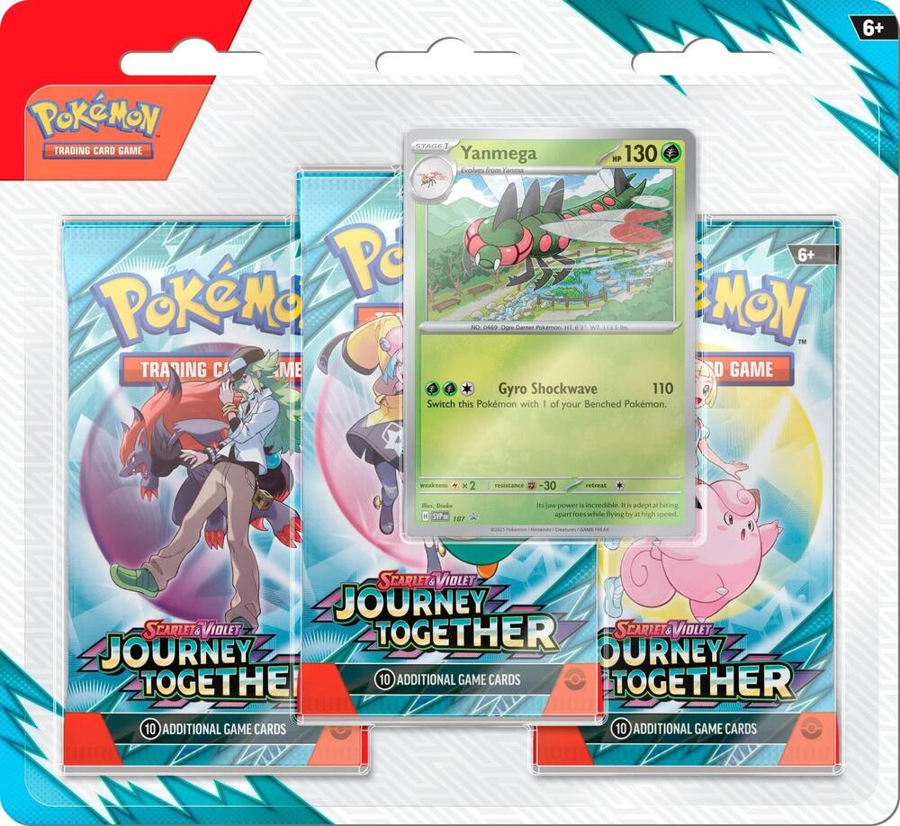 Pokémon Journey Together (SV09) - 3-Pack Blister (Various)