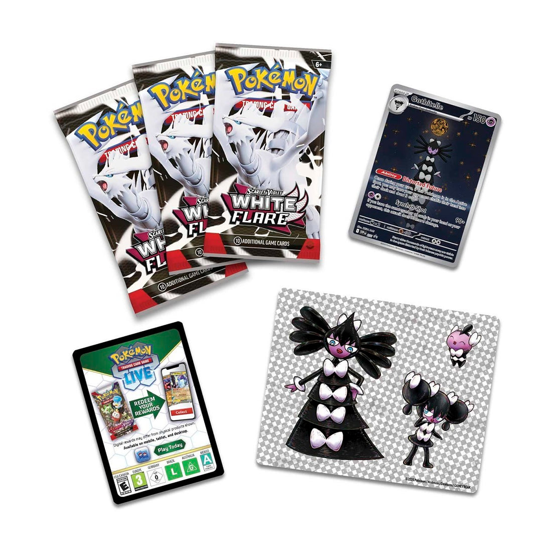 Pokémon SV: White Flare - Tech Sticker Collection