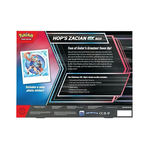 Pokemon - Hop's Zacian ex Box