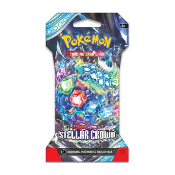 One Pokémon Stellar Crown (SV07) sleeved booster pack